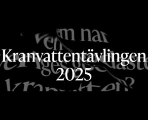 Textlogga för Kranvattentävlingen 2025