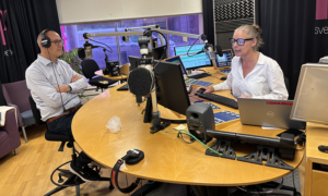Mattias Leijon, VD på Sydvatten, i studion på P4 Radio Malmöhus, 3 sep 2026